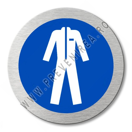 Semne de usa pentru echipament de protectie