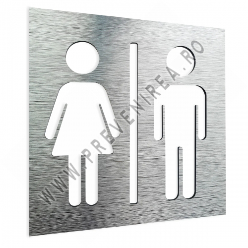 Semn pentru wc femeie si barbat