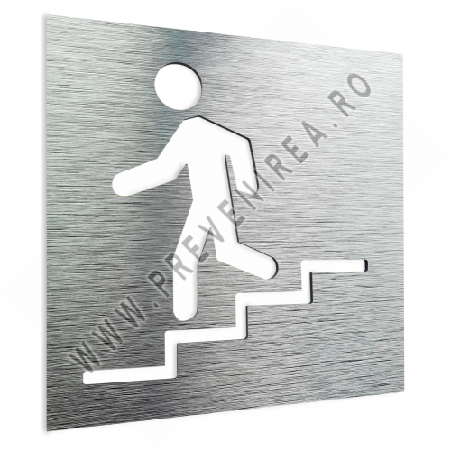 Semn pentru iesire scara in stanga jos