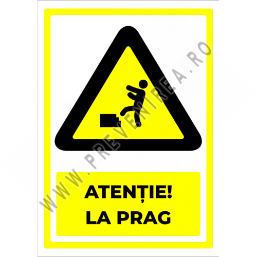 Semn atentie la prag