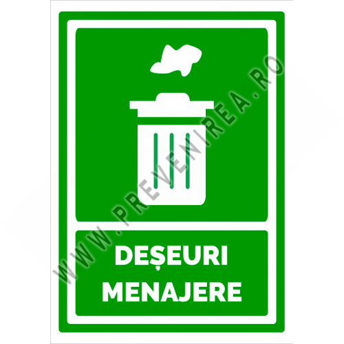 Semn de deseuri menajere