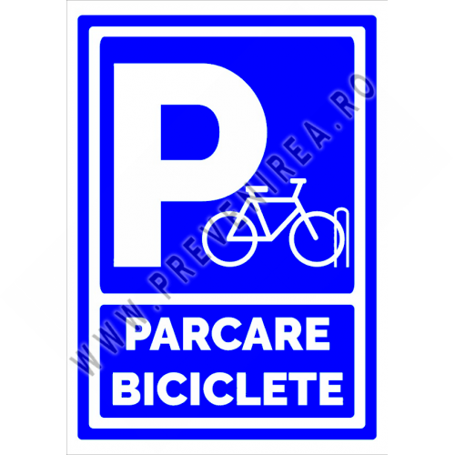 Semn parcare biciclete Semn parcare biciclete