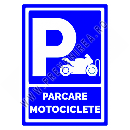 Semn pentru parcare motociclete Semn pentru parcare motociclete