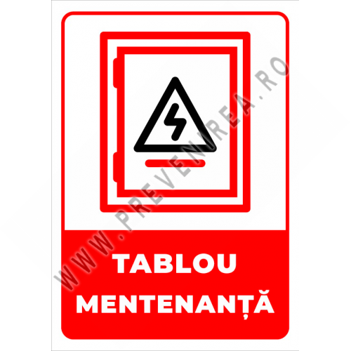 Semn tablou mentenanta