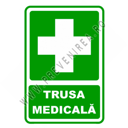 Semn pentru trusa medicala