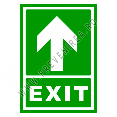 Semn exit spre directie in sus