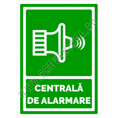 Semn de centrale de alarme 