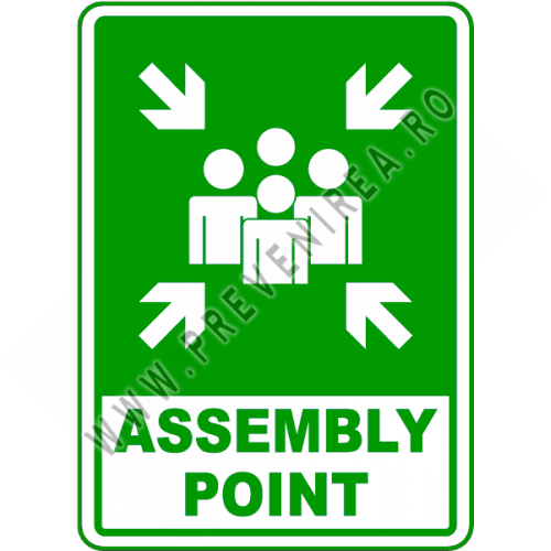 Sign assembly point