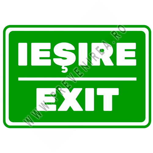 Semn exit iesire
