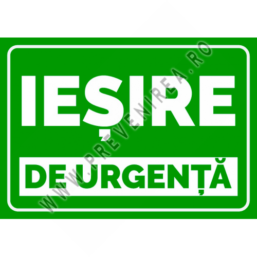Semn pentru iesire de urgenta