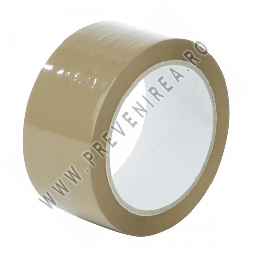 Bandă cu Solvent Maro – Rezistentă la Tensiune, Ideală pentru Logistică și Ambalare