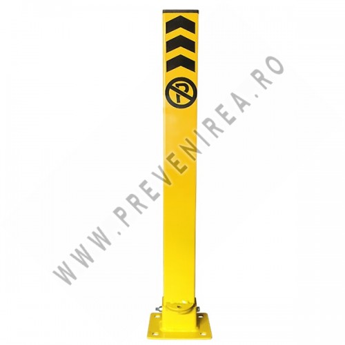 Stalp galben fix de parcare