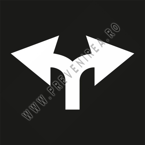 Sablon  pentru  directie in stanga si dreapta