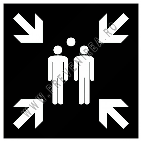 șablon de pictogramă loc de adunare