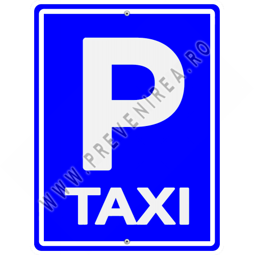 Placuta de taxi