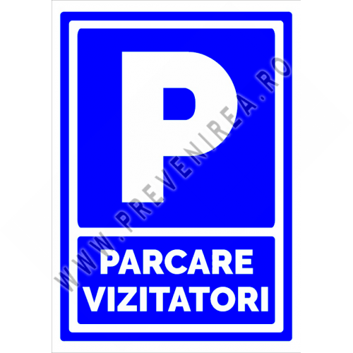 Placuta pentru parcare vizitatori