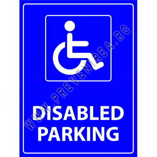 Disabled Parking  signs