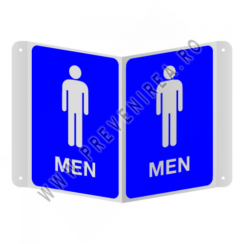 Indicator 3D „Restroom Men” – Semnalizare Elegantă și Vizibilă din Ambele Sensuri Indicator 3D „Restroom Men” – Semnalizare Elegantă și Vizibilă din Ambele Sensuri