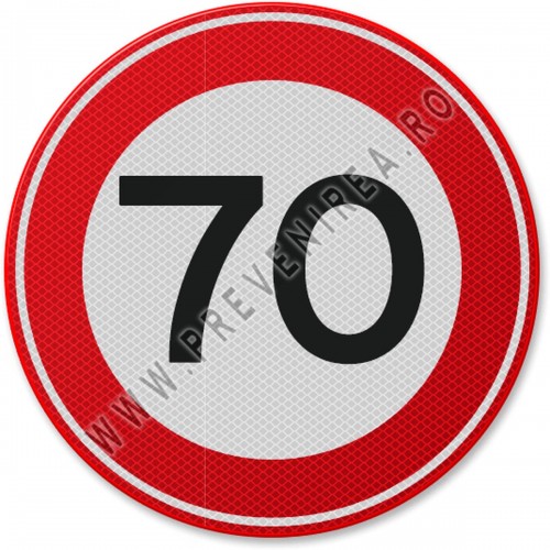 Indicator din aluminiu de circulație 70 km
