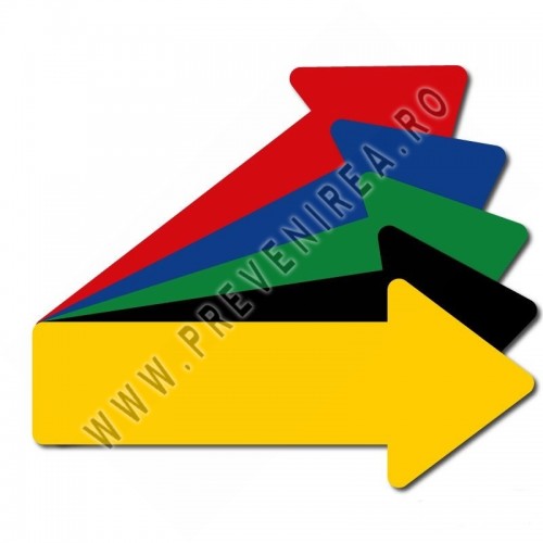 săgeți speciale pentru marcarea podelei