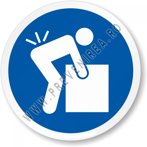 Etichetă de Pericol pentru Ridicare – Siguranță Industrială și Manipulare Corectă