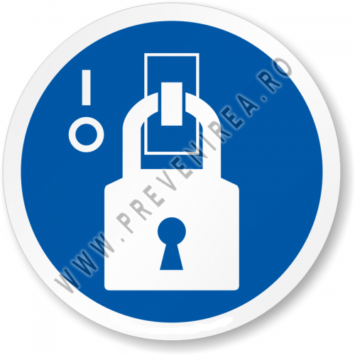 Etichetă de Identificare Industrială pentru Lacăte – Ideală pentru Depozite și Fabrici