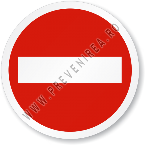 Etichetă Interzis – Semn Vizibil pentru Siguranța Spațiilor Comerciale și Industriale