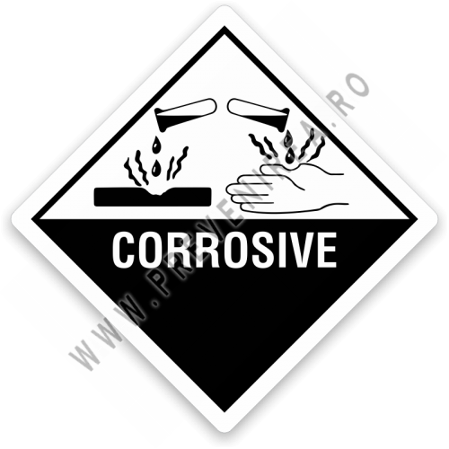 Eticheta coroziv