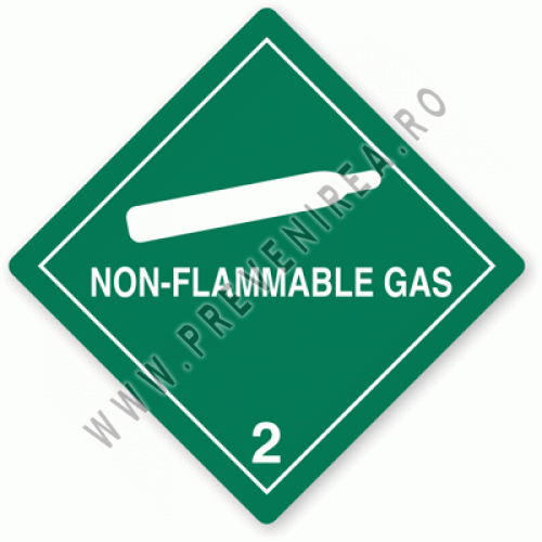 Etichetă Gaz Inflamabil pentru Transport și Depozitare