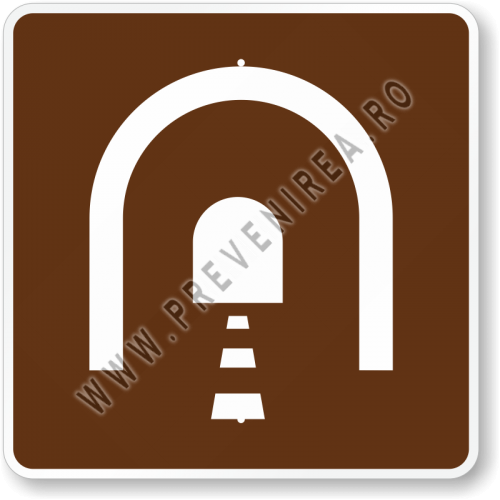 Indicator traseu in tunel