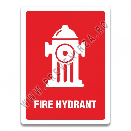 Indicator Marcaj Hidrant Stradal – Placă Semnalizare Hidrant Incendiu