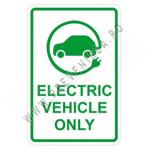 Electric Vehicle Parking Sign Electric Vehicle Parking Sign