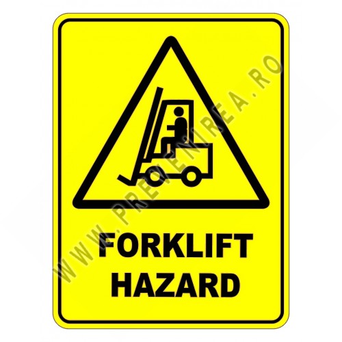 Indicator Pericol Stivuitor – Semnalizare Sigură pentru Depozite și Hale Industriale