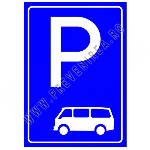 Indicator parcare microbuze