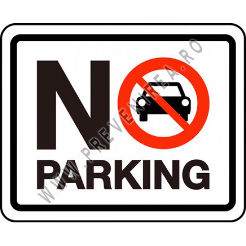 No Parking No sign No Parking No sign