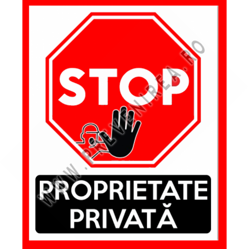 Stop proprietate privata