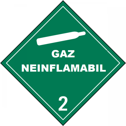 Placuta pentru gaz care nu e inflamabil clasa 2 adr Placuta pentru gaz care nu e inflamabil clasa 2 adr