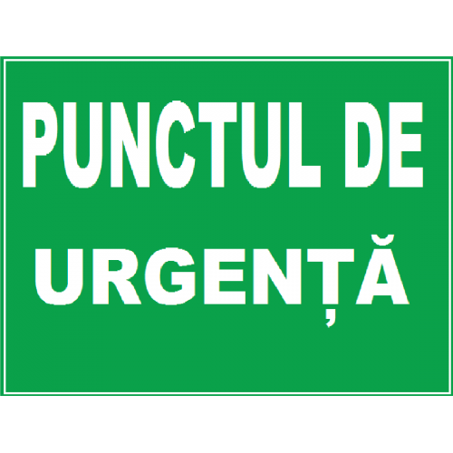 Placuta pentru punctul de urgenta