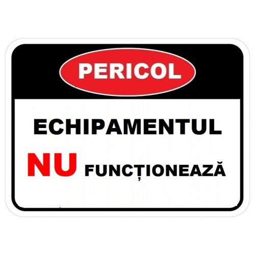 Placuta echipamentul nu functioneaza Placuta echipamentul nu functioneaza