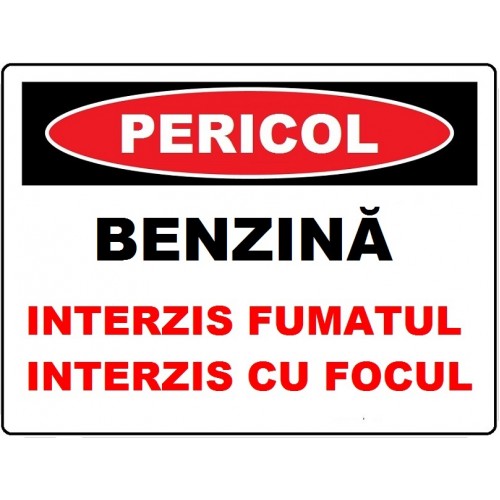 Placuta pentru benzina Placuta pentru benzina