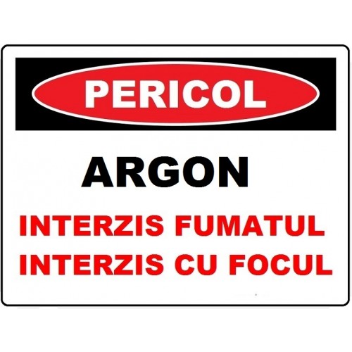 Placuta pentru argon Placuta pentru argon
