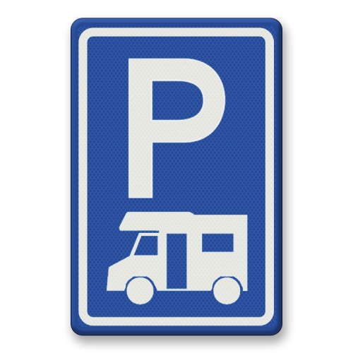 Placuta  pentru parcare rulote