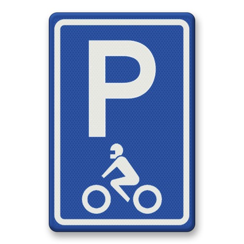 Placuta  de circulatie pentru parcare motociclete