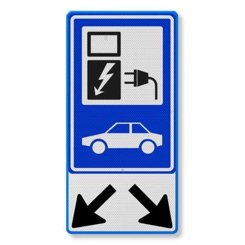 Placuta de circulație mașină electrică stanga si dreapta