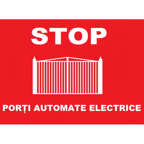 Placuta reflectorizanta pentru porti automate electrice