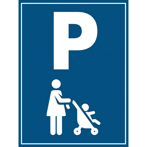 Placuta reflectorizanta pentru parcare mama si copil