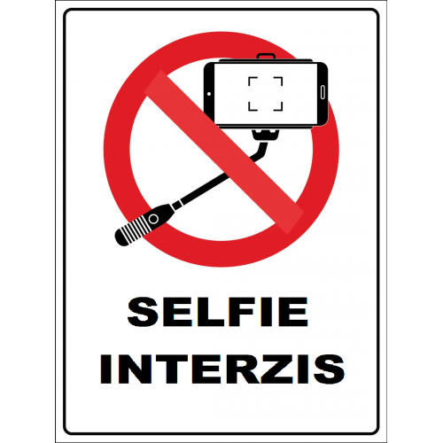 PLacuta pentru selfie interzis