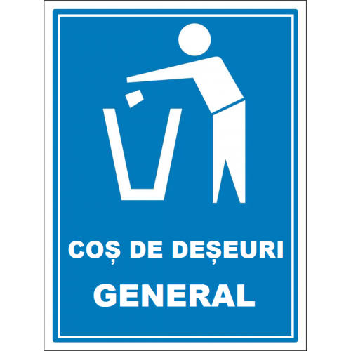 Placuta pentru cos de deseuri general