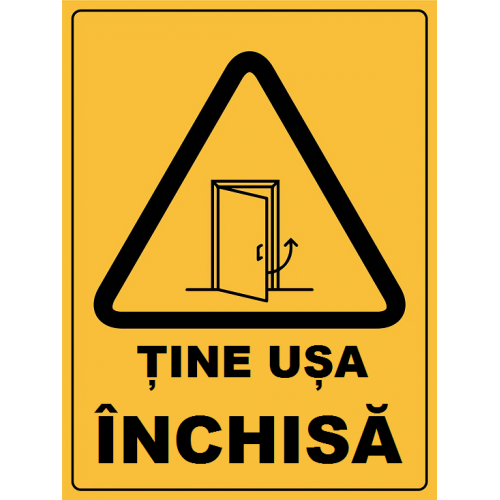 Placuta pentru usa inchisa Placuta pentru usa inchisa