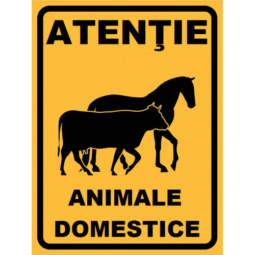 Placuta atentie animale domestice Placuta atentie animale domestice